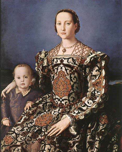 Eleonora of Toledo with her son Giovanni de- Medici